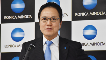 コニカミノルタジャパン　社長就任から1年の原口氏――改めて親会社からの独立を目指す