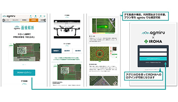 「agmiru」と葉色解析サービス「いろは」を連携、SBテクノロジーとリデン