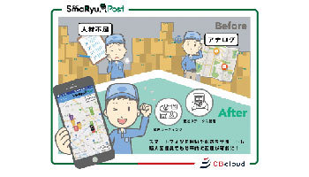 スマホ活用の宅配効率化システムSmaRyuPostを全国200の郵便局が導入へ