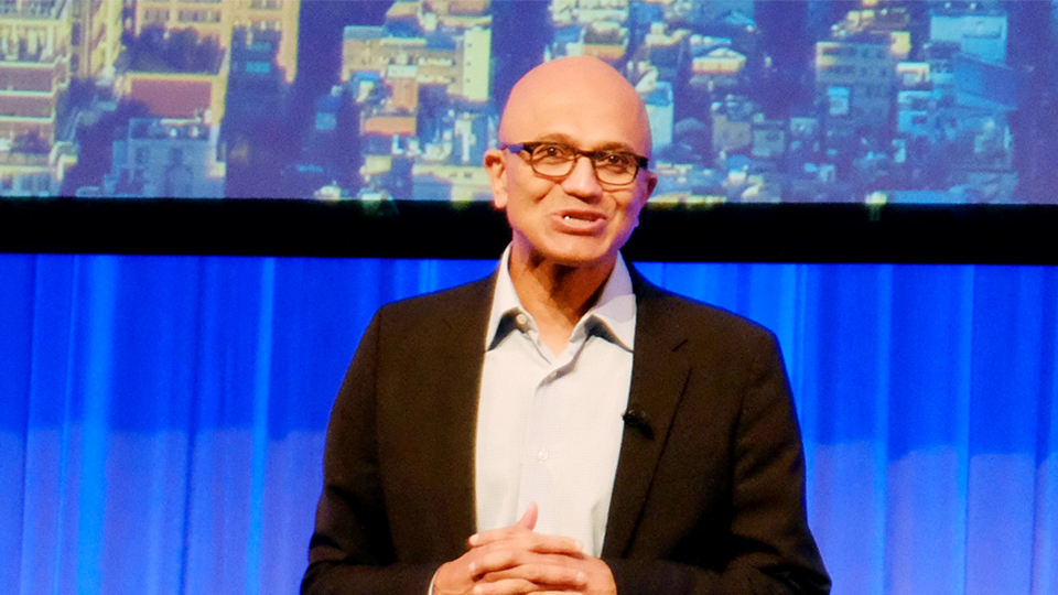米Microsoftのサティア・ナデラCEOが日本で講演、キーワードは「Do more with less」