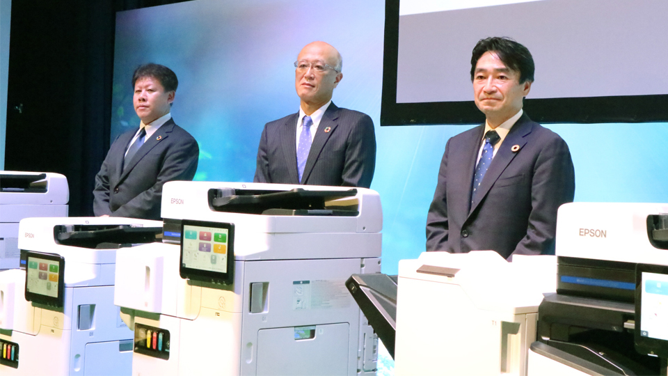 エプソン販売が中速機「LMシリーズ」をサブスク方式で投入、省エネ性能でオフィスに焦点
