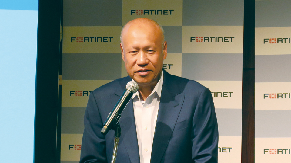 米フォーティネット、開発・販売の両面で日本市場に注力　ジーCEO「顧客の声を製品に生かす」