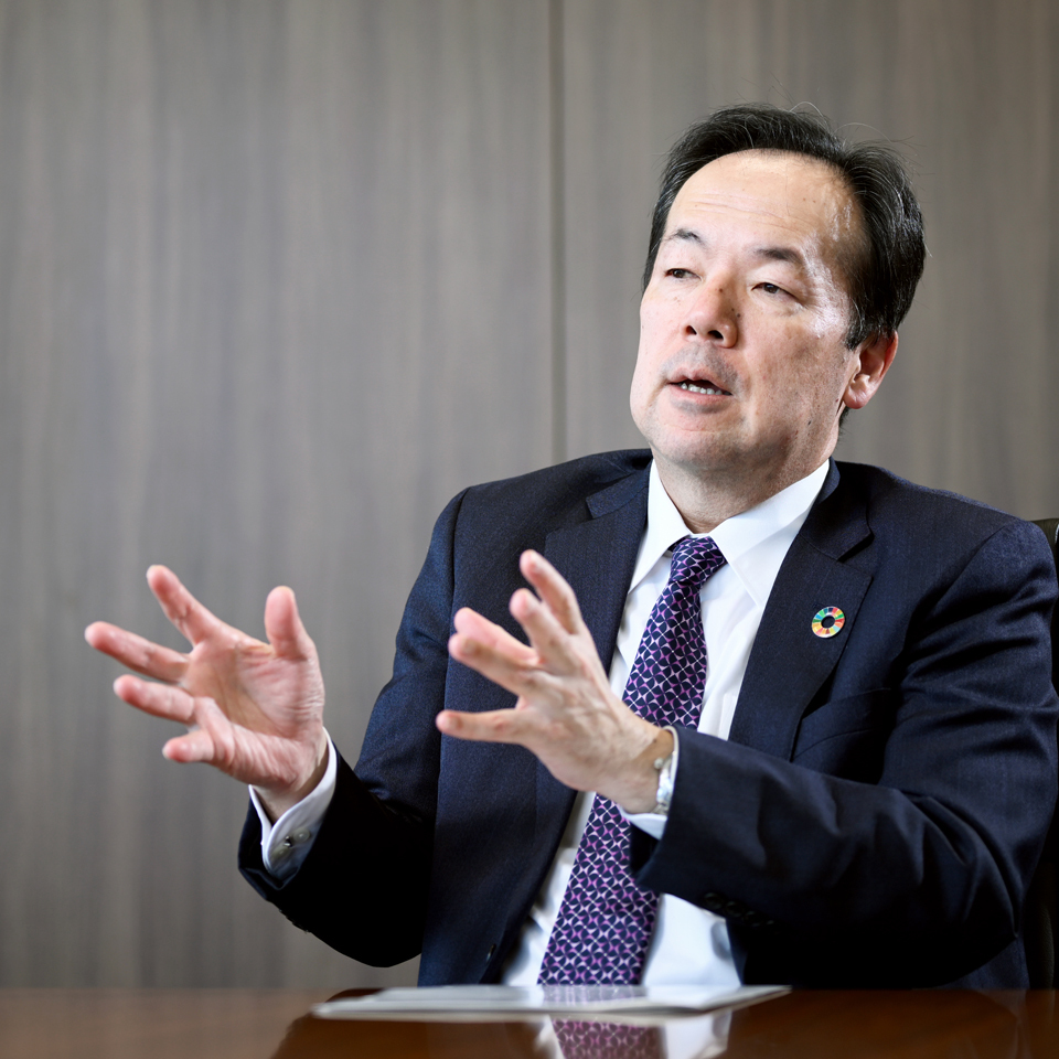 日鉄ソリューションズ　代表取締役社長　玉置和彦